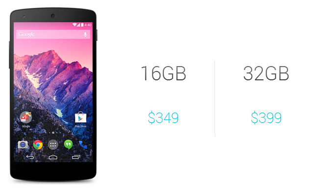 Nexus 5 regresa a la Google Play Store